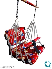 Classy Hanging Cradle - L XH XB (12.5 X3.5 X 9.5)cm, Cotton, Jhula, Pack Of:1